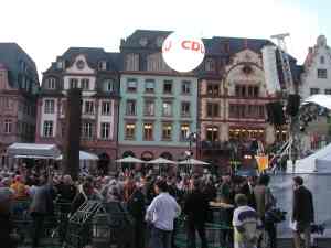 HMI-Lechtballon f&uuml;r die CDU in Mainz